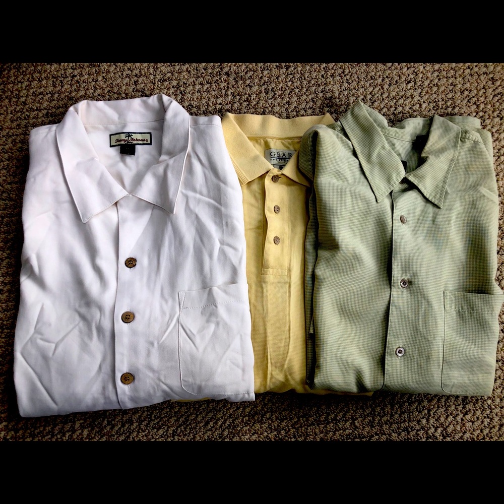 Men’s short sleeve casual golf shirts